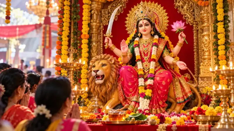 शारदीय नवरात्र का 6वां दिन: आज करें मां कात्यायनी की पूजा, विवाह बाधा दूर होने और अभीष्ट फल का मिलता है आशीर्वाद; जानें पूजा विधि, मंत्र और नियम