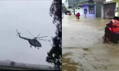 Madhya Pradesh Flood : NDRF ने भारी बारिश के कारण गुना ज़िले में फंसे 200 लोगों को सुरक्षित निकाला