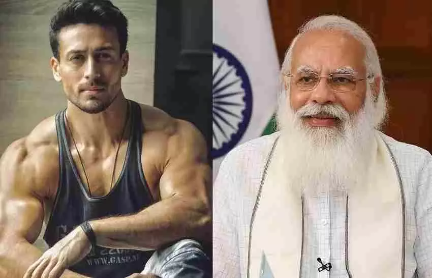 PM Narendra Modi liked this work of Tiger Shroff, listening to the praise, the gadgad actor expressed his gratitude like this