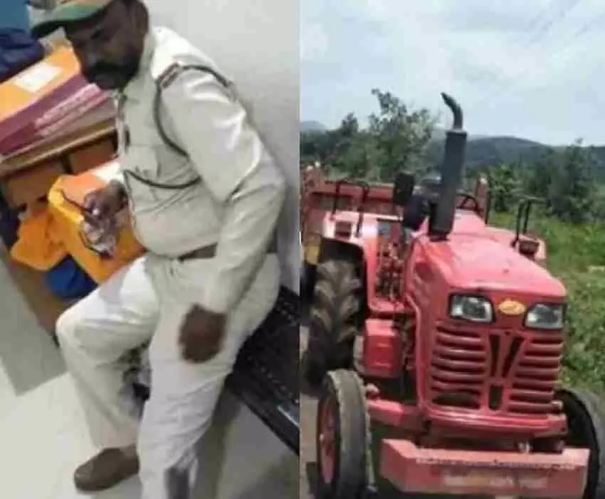 MP News : The MLA overpowered the officer, rescued a tractor full of illegal sand, beat up the ranger and beatguard