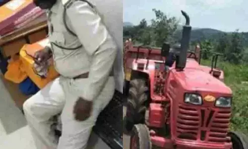 MP News : The MLA overpowered the officer, rescued a tractor full of illegal sand, beat up the ranger and beatguard