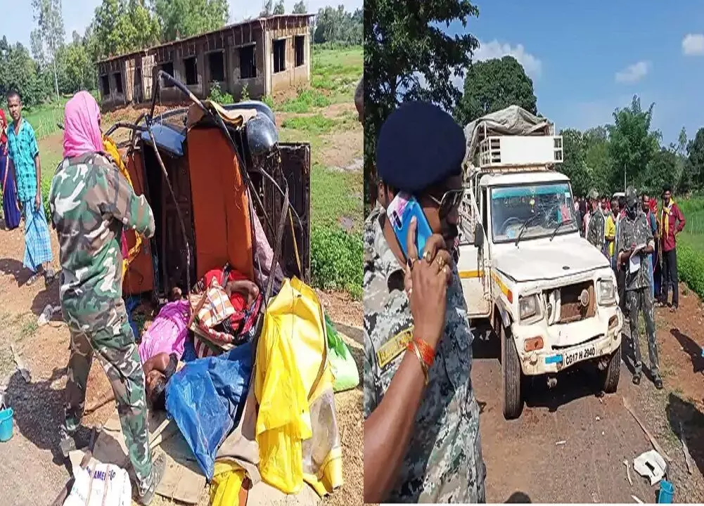 CG: 4 killed in a collision between a pickup and an auto, 3 serious