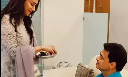 Madhuri Dixit shared a video tying Rakhi to her brother, so Yami Gautam wished Rakshabandhan in some way