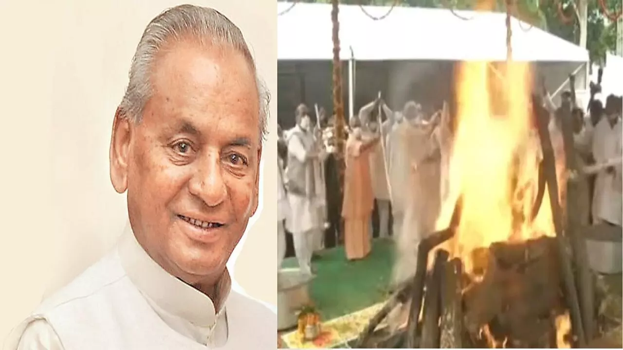 Former Chief Minister merged into Panchatattva, politicians paid tribute, 6 roads of UP will be in name of Kalyan Singh