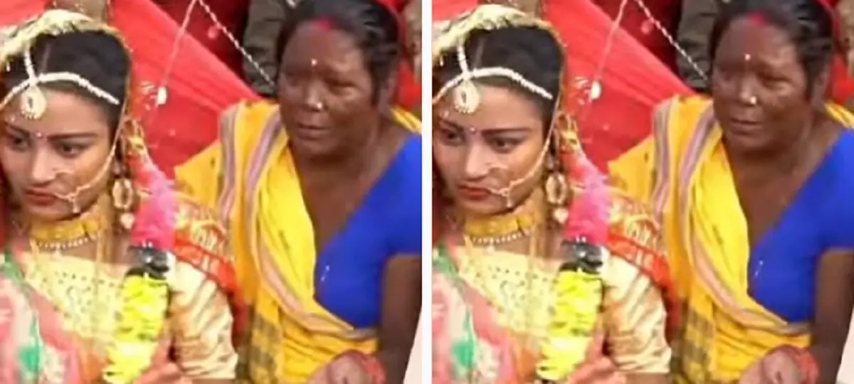 The groom had to sit in the pavilion after eating gutkha, the bride beat up the groom and the pandit, watch video