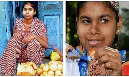 Special Olympics 2011 में डबल ब्रॉन्ज मेडल जीता था, अब गोलगप्पे और समोसे बेंच रही है रीवा की सीता