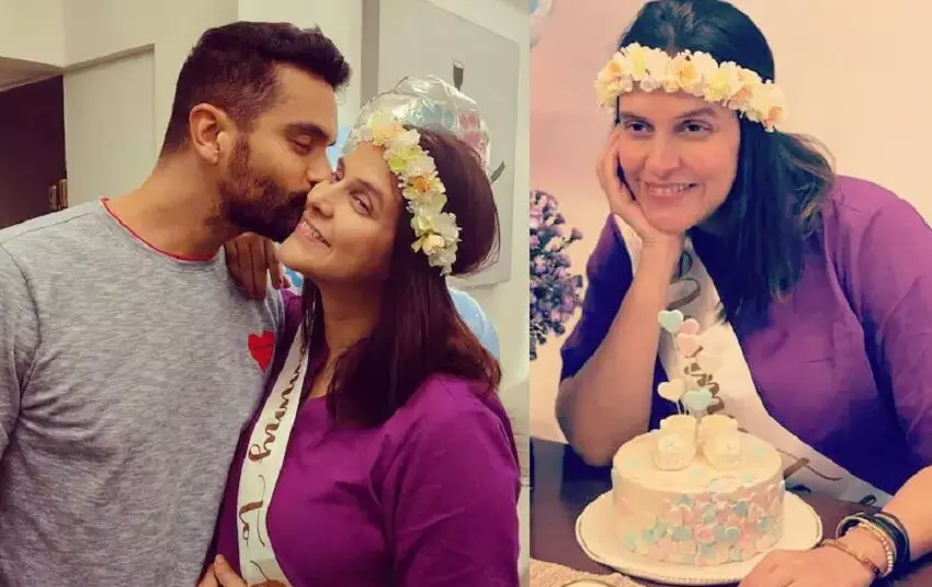 Pictures of Neha Dhupias Baby Shower Party went viral, Soha Ali Khan and Angad Bedi were seen posing like this