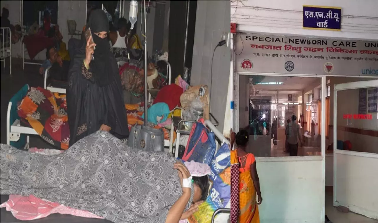 सतना जिला अस्पताल में महिला ने एक साथ 4 बच्चो को दिया जन्म सतना जिला अस्पताल में महिला ने एक साथ 4 बच्चो को दिया जन्म