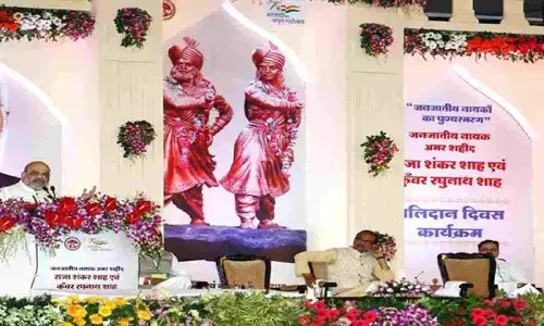 केन्द्रीय मंत्री अमित शाह ने जबलपुर में बलिदानी पिता-पुत्र को किया याद