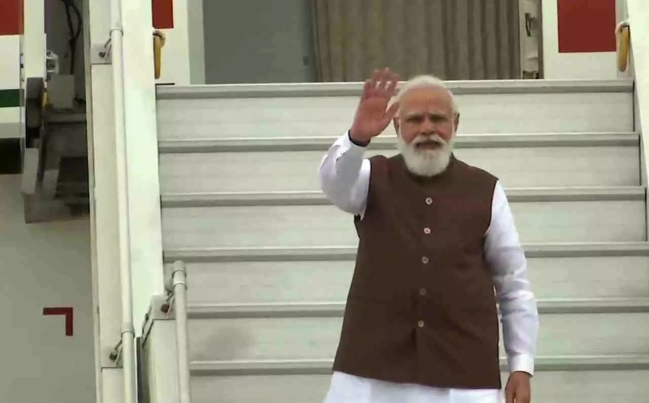 अमेरिका के लिए रवाना हुए पीएम मोदी, 24 को राष्ट्रपति बाइडेन से होगी मुलाकात