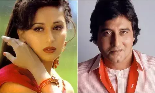 जब Vinod Khanna ने काट दी थी Madhuri Dixit की होंठ, रोने लगी थी माधुरी, फिर...