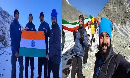 सतना निवासी रत्नेश के हौसलें को सलाम, हिमालय के 20 हजार फिट ऊंचाई पर 25 दिव्यांगो को लेकर चढ़े