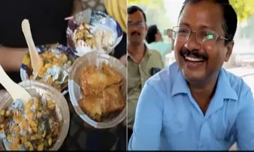 Kejriwal Chaat Wala, ग्वालियर की सड़कों पर केजरीवाल बेच रहे चाट, वायरल हुआ वीडियो