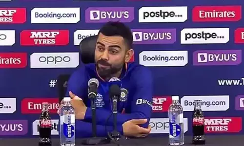 हार के बाद पाकिस्तानी पत्रकार पर फूटा कप्तान कोहली का गुस्सा, रोहित को ड्राप करने के सवाल पर बौखला उठें