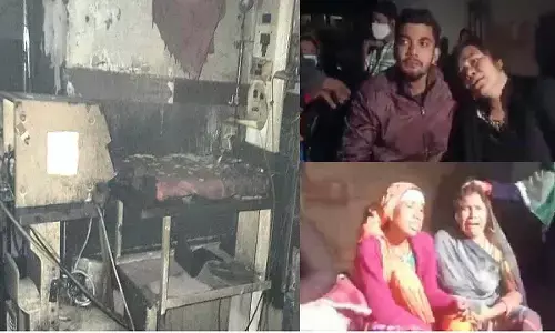 भोपाल के कमला नेहरू हॉस्पिटल में भड़की आग, मच गई चीख पुकार, कई बच्चे जिंदा जले