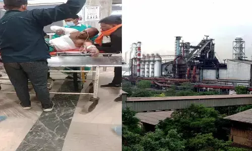 भिलाई स्टील प्लांट में विस्फोट, 6 मजदूर झुलसे, अस्पताल में भर्ती