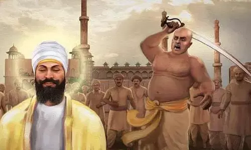 Guru Tegh Bahadur Martyrdom Day: मुग़ल आतंकी औरंगजेब ने उनपर इस्लाम कबूलने का दवाब डाला, ना मानने पर सिर कलम कर दिया