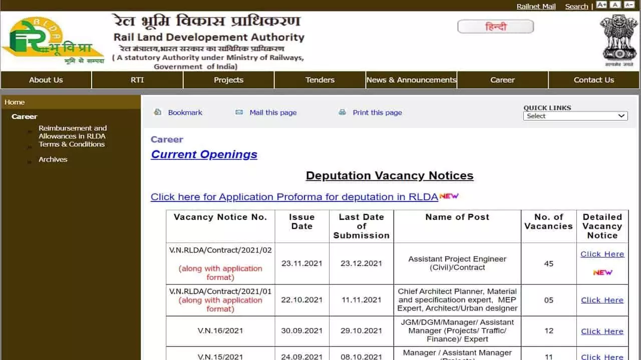 RLDA Recruitment 2021