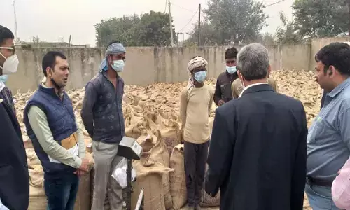 Central team took stock of arrangement of paddy procurement centers in Rewa expressed dissatisfaction