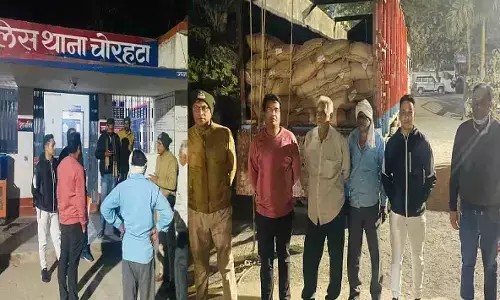 Government rice was going to be sold in Rewa grains worth 13 lakh including truck seized