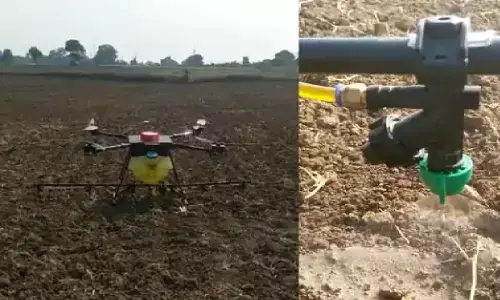 देश का सबसे बड़ा ड्रोन: मात्र 6 मिनट में छिड़क देता है एक एकड़ खेत में खाद, जबलपुर के स्टूडेंट ने बनाया