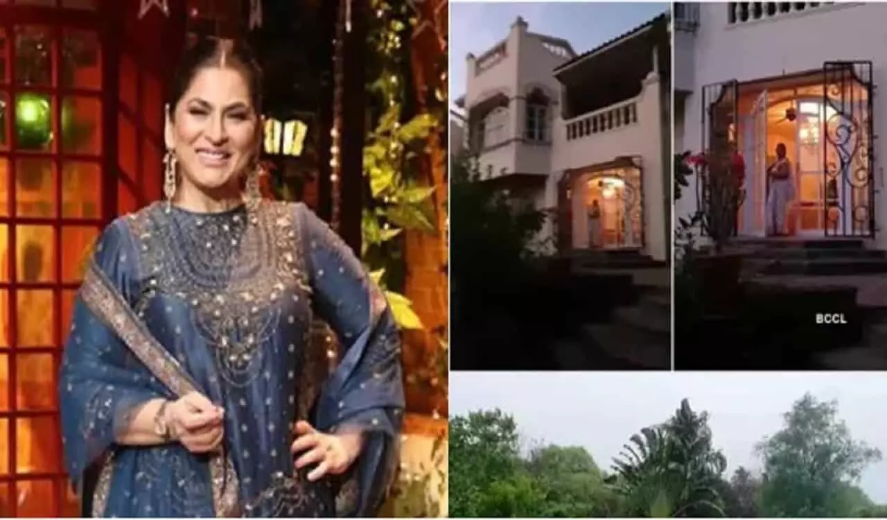 अर्चना पूरन सिंह बेहद ठाठ बाट से अपने बंगले में पति के साथ रहती है देखिए बंगले की अनदेखी फोटो