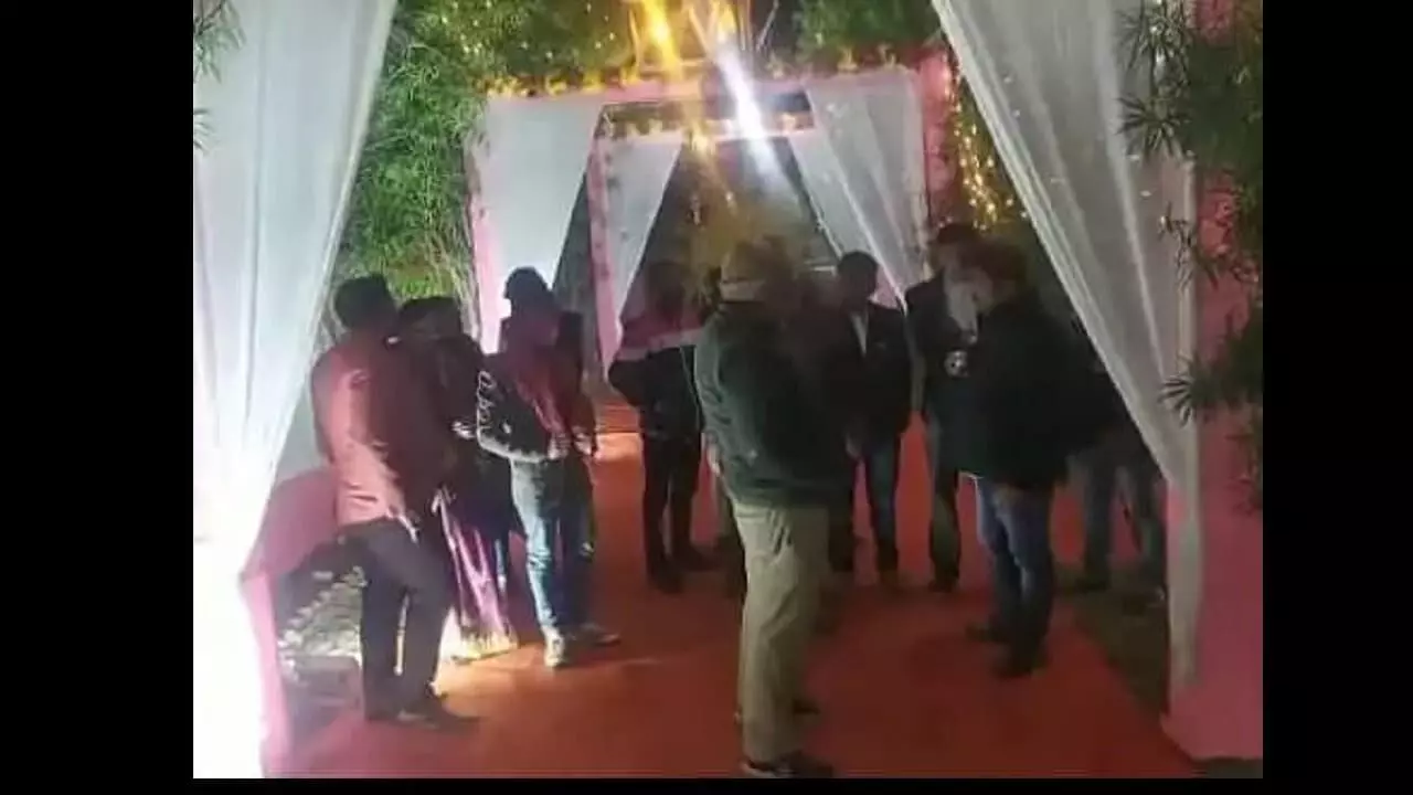 Girls involved in procession molested vehicles damaged in stone pelting