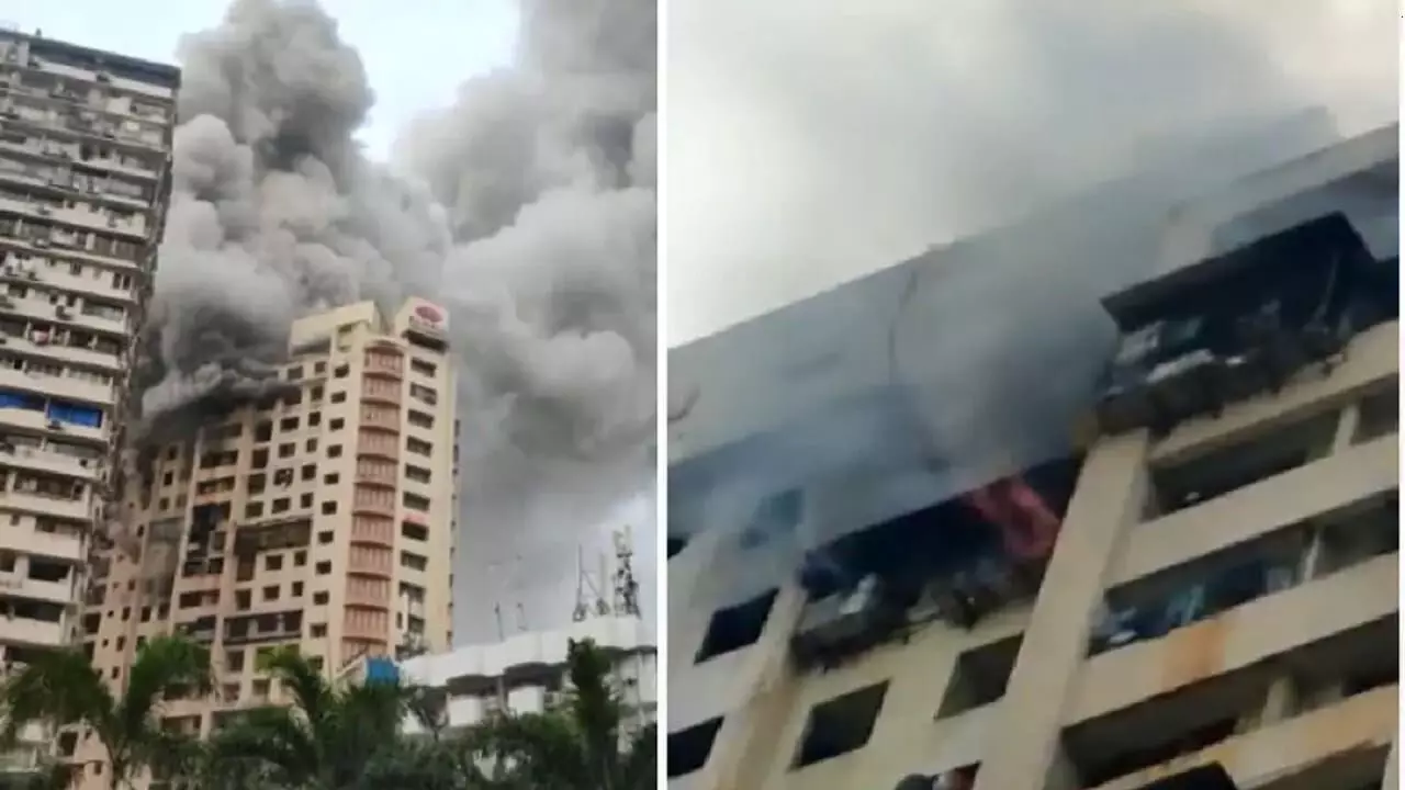 मुबंई के 20 मंजिला भवन में लगी भीषण आग, 7 की मौत, 19 लोग झुलसे