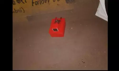 district administration was in panic after getting bomb box bomb disposal squad investigated