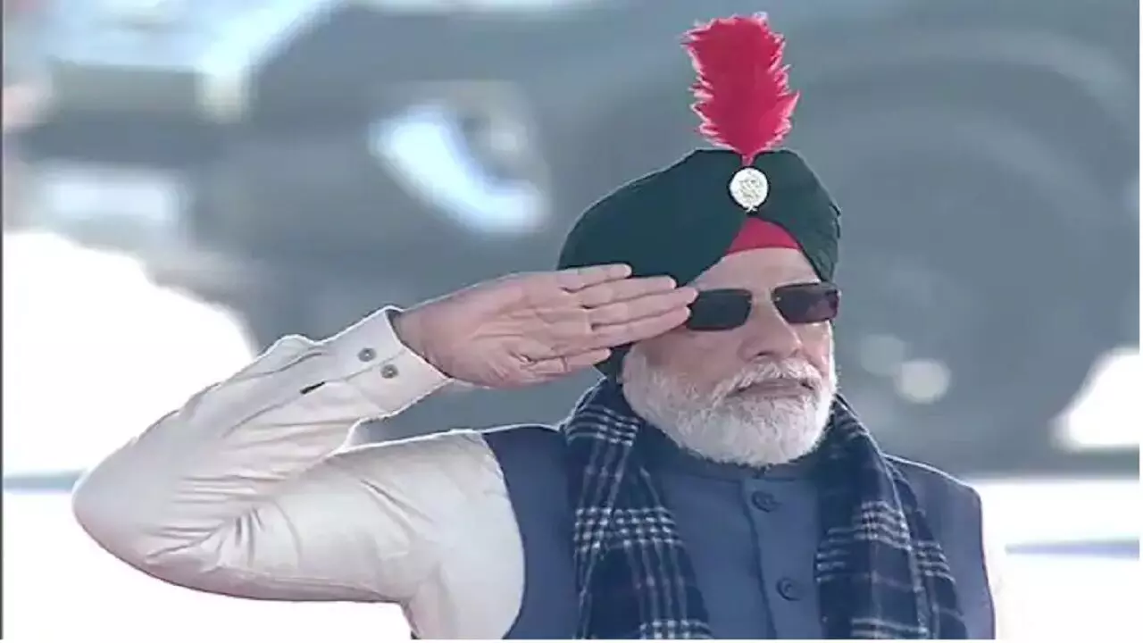 NCC रैली में पगड़ी पहन कर पहुंचे पीएम मोदी ने युवाओं के लिए बड़ी बात कह दी NCC रैली में पगड़ी पहन कर पहुंचे पीएम मोदी ने युवाओं के लिए बड़ी बात कह दी