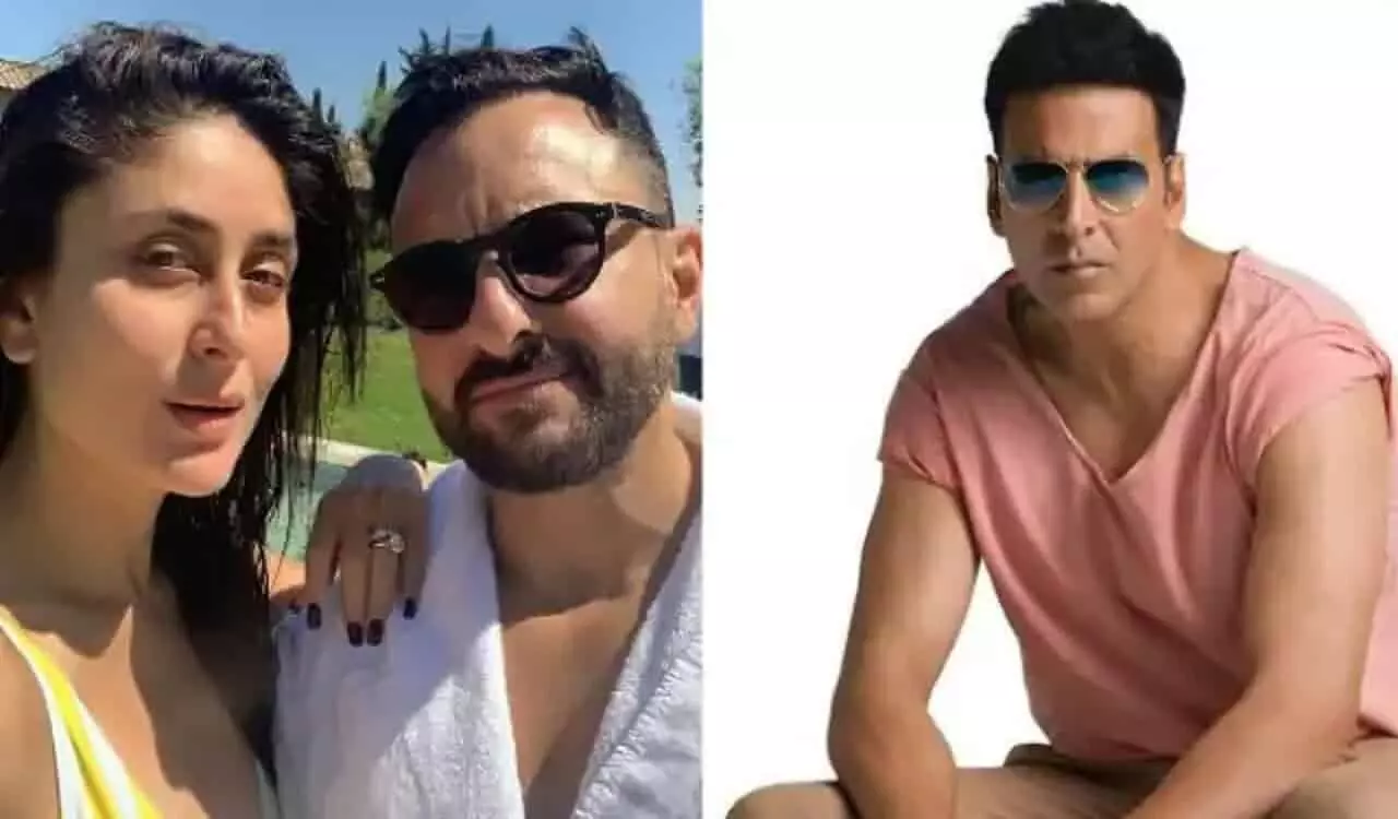 टशन के सेट पर सैफ और करीना के परवान चढ़ते प्यार को देखकर अक्षय ने सैफ को दी ये सलाह