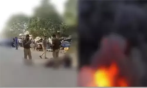 प्रयागराज में ब्लास्ट: अतीक अहमद के इलाके में पोलिंग बूथ के करीब धमाका, एक की मौत