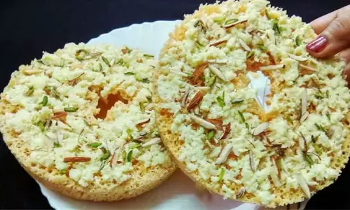 घर पर ही बनाएं घेवर, जानिए तरीका