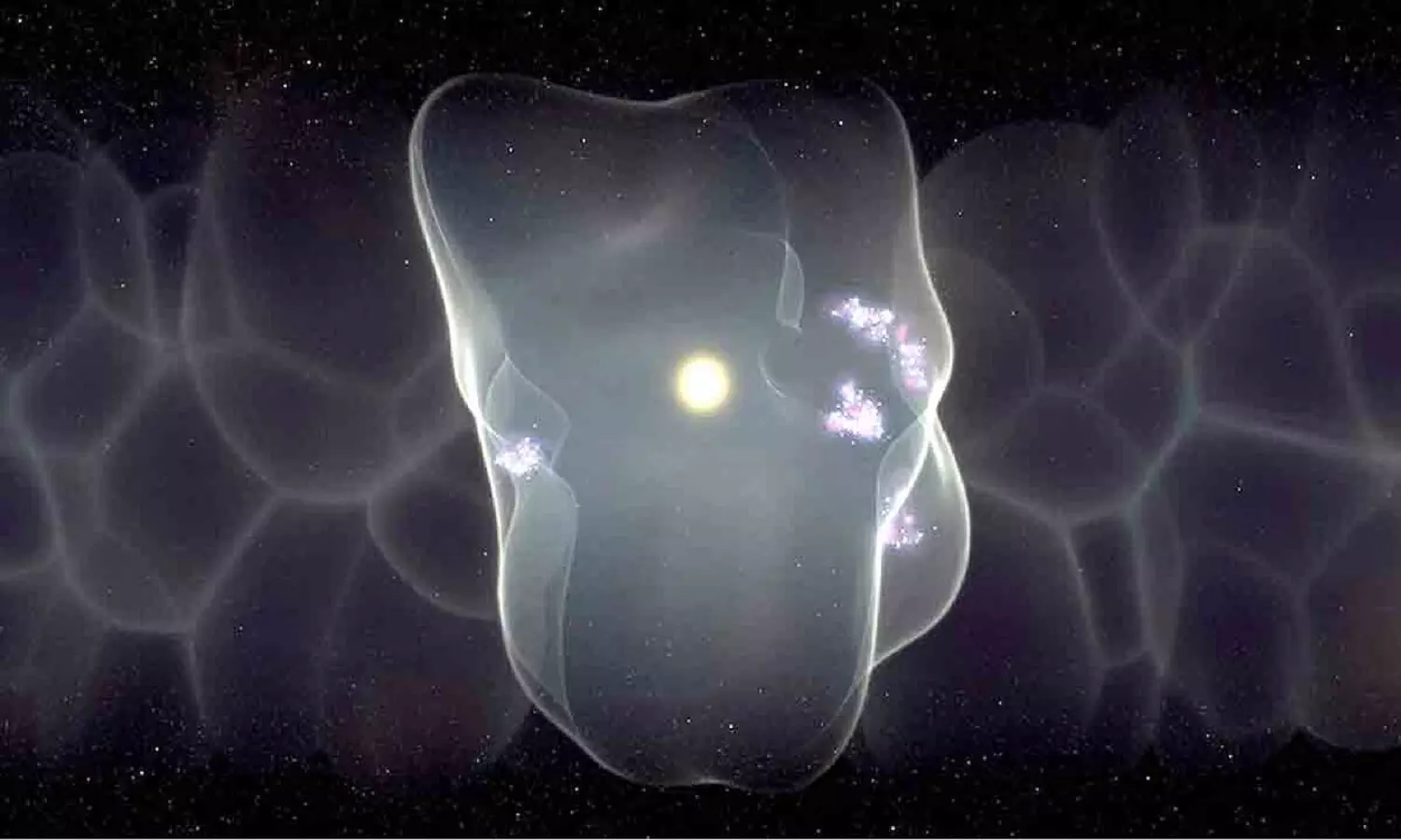 ब्रम्हांड कितना बड़ा है: 1 हज़ार प्रकाश वर्ष बड़े बुलबुले के अंदर अंतरिक्ष में फंसी है पृथ्वी