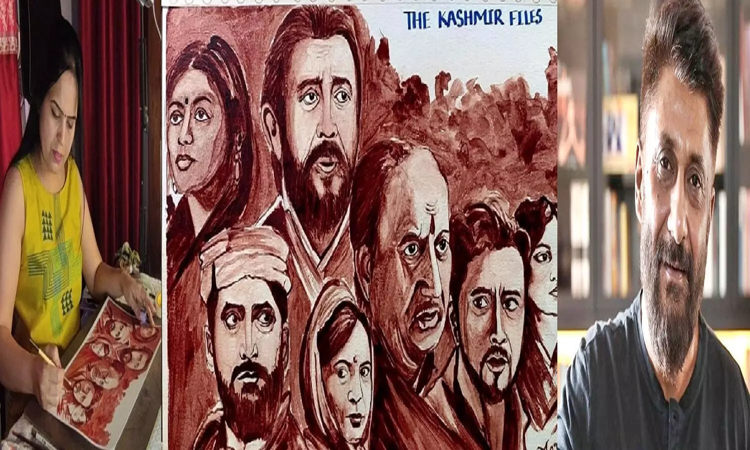 मध्य प्रदेश: कश्मीर फाइल्स देख महिला से अपने लहू से बना दिया फिल्म का पोस्टर, डायरेक्टर ने कहा..
