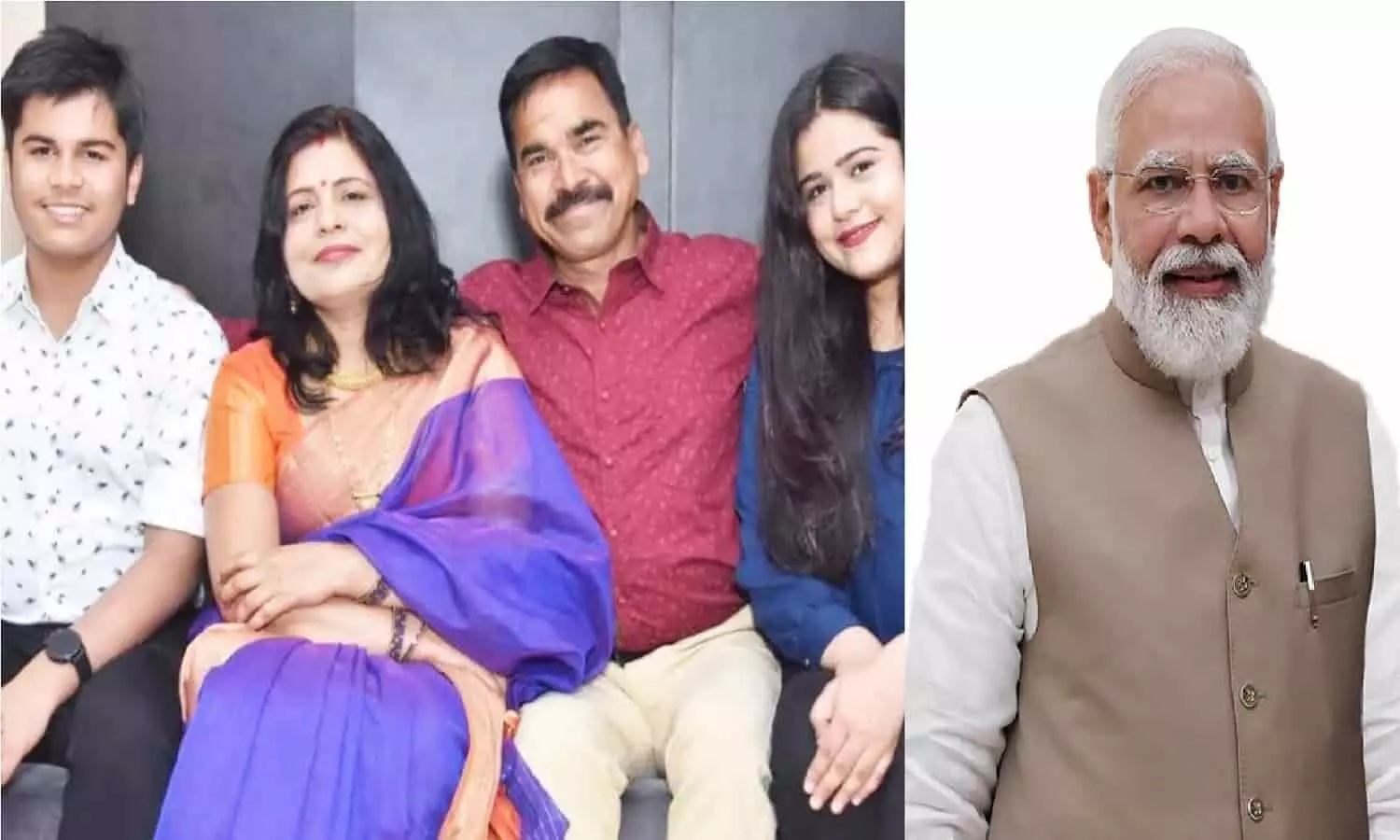 Harsh Vajpayee with Family Harsh Vajpayee with Family