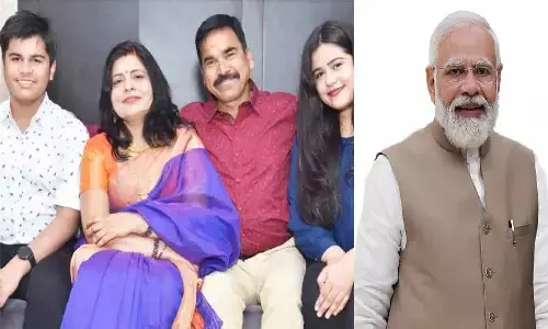 Harsh Vajpayee with Family Harsh Vajpayee with Family