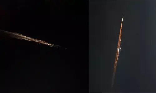 Meteor Shower India: आसमान से गुजरी वो चमकती चीज़ उल्कापिंड था या चाइना का Chang Zheng 3B रॉकेट! Meteor Shower India: आसमान से गुजरी वो चमकती चीज़ उल्कापिंड था या चाइना का Chang Zheng 3B रॉकेट!