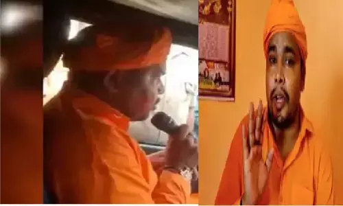 महंत बजरंग मुनि दास के घटिया बोल: कहा- हिन्दू लड़की छेड़ी तो घर से बहु-बेटियों को उठाकर रेप करूंगा