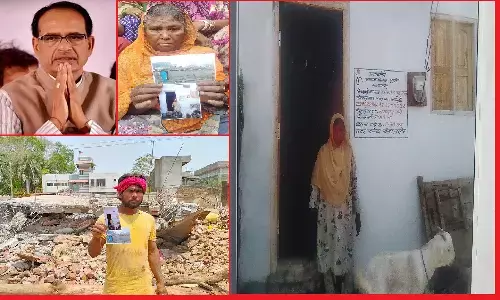 शिवराज सरकार ने जिन लोगों के पीएम आवास गिरवाए अब उन्हें मल्टीप्लेक्स में शिफ्ट करने हाथ-पैर जोड़ रहे