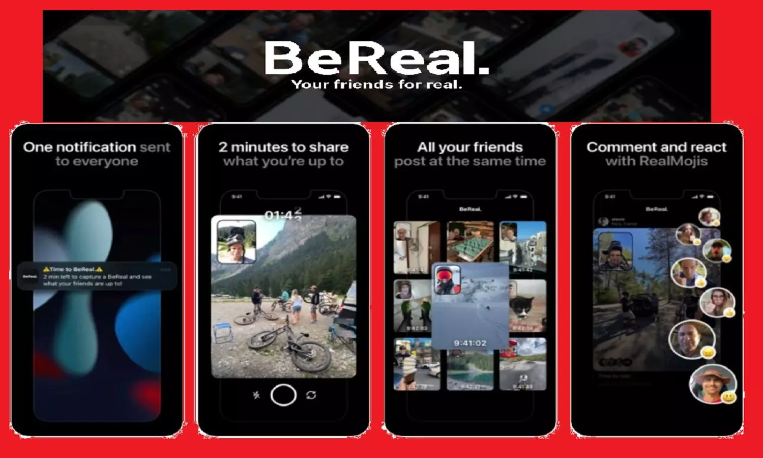 BeReal App क्या है जिसकी चर्चा पूरी दुनिया में हो रही है, एक वक़्त पर मोबाइल के सभी कैमरा ऑन हो जाते हैं