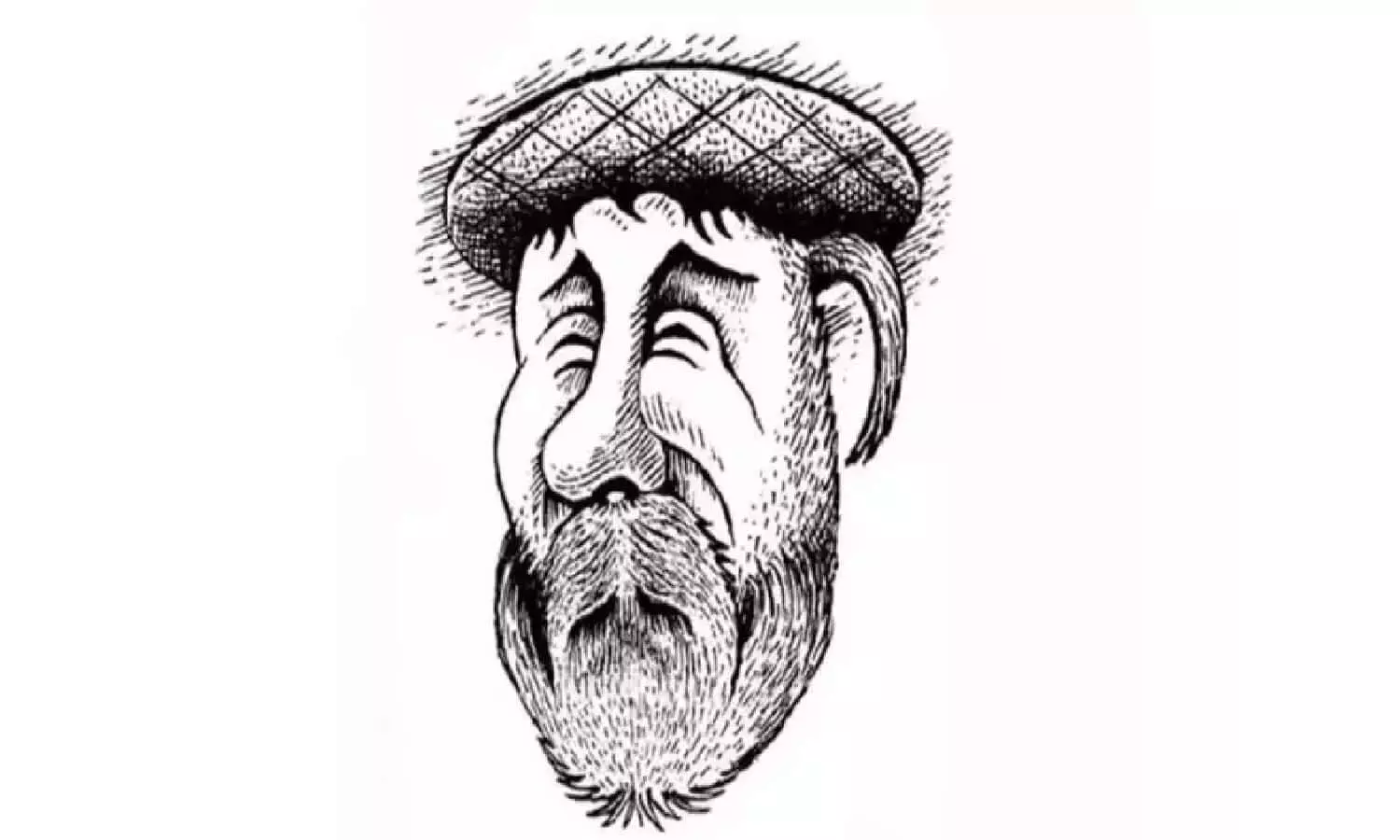 Optical Illusion: अगर इस आदमी की तस्वीर में छुपे हुए जानवर को ढूंढ़ लिए तो आपको मान जाएंगे गुरु..