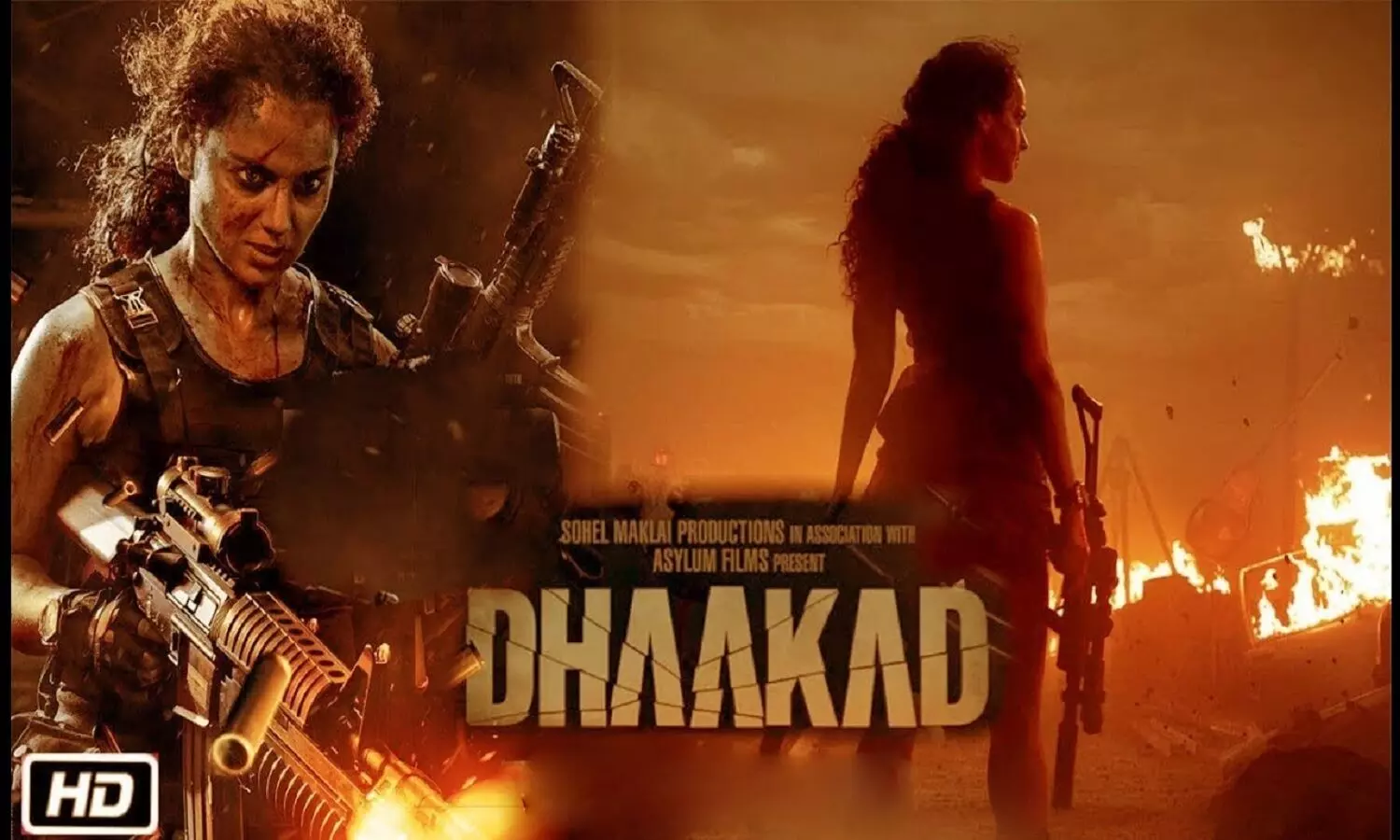 Dhakaad OTT Release: सिल्वर स्क्रीन में पिट चुकी कंगना की धाकड़ ओटीटी प्लेटफार्म में कब आएगी Dhakaad OTT Release: सिल्वर स्क्रीन में पिट चुकी कंगना की धाकड़ ओटीटी प्लेटफार्म में कब आएगी