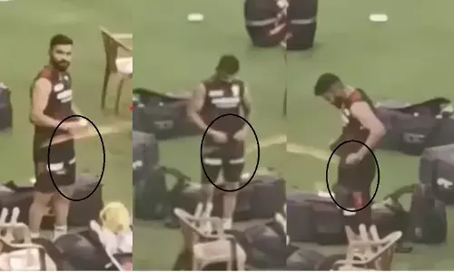 Virat Kohli खुले मैदान में अपने प्राइवेट पार्ट में लगा रहे थे ये चीज़, सबकुछ हुआ कैमरे में कैद, आप भी देखे पूरा वीडियो