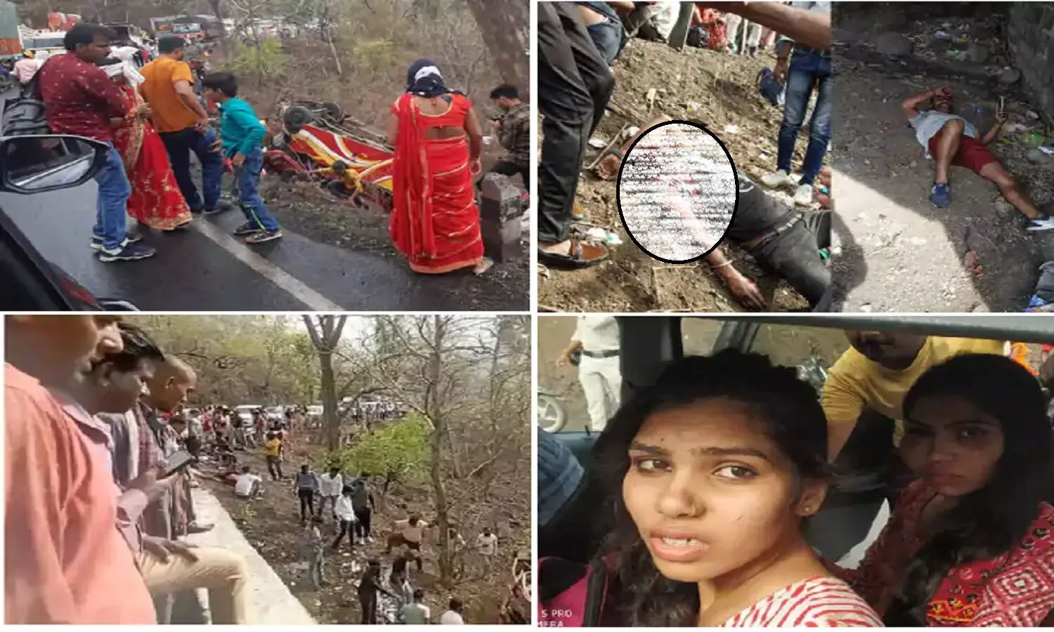 इंदौर बस हादसा: खंडवा जा रही बस भैरव घाट की खाई में गिरी, 5 यात्रियों की मौत 17 घायल