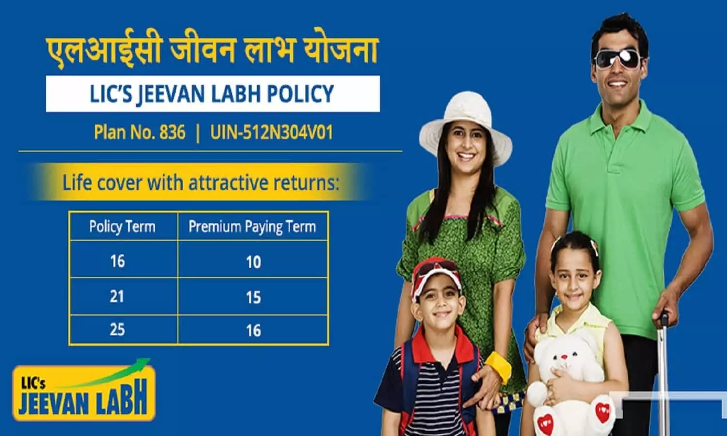 LIC Jeevan Labh Plan: आज ही एलआईसी जीवन लाभ के जरिए जीवन बीमा करवाकर पाएं! लाखों का शानदार रिटर्न