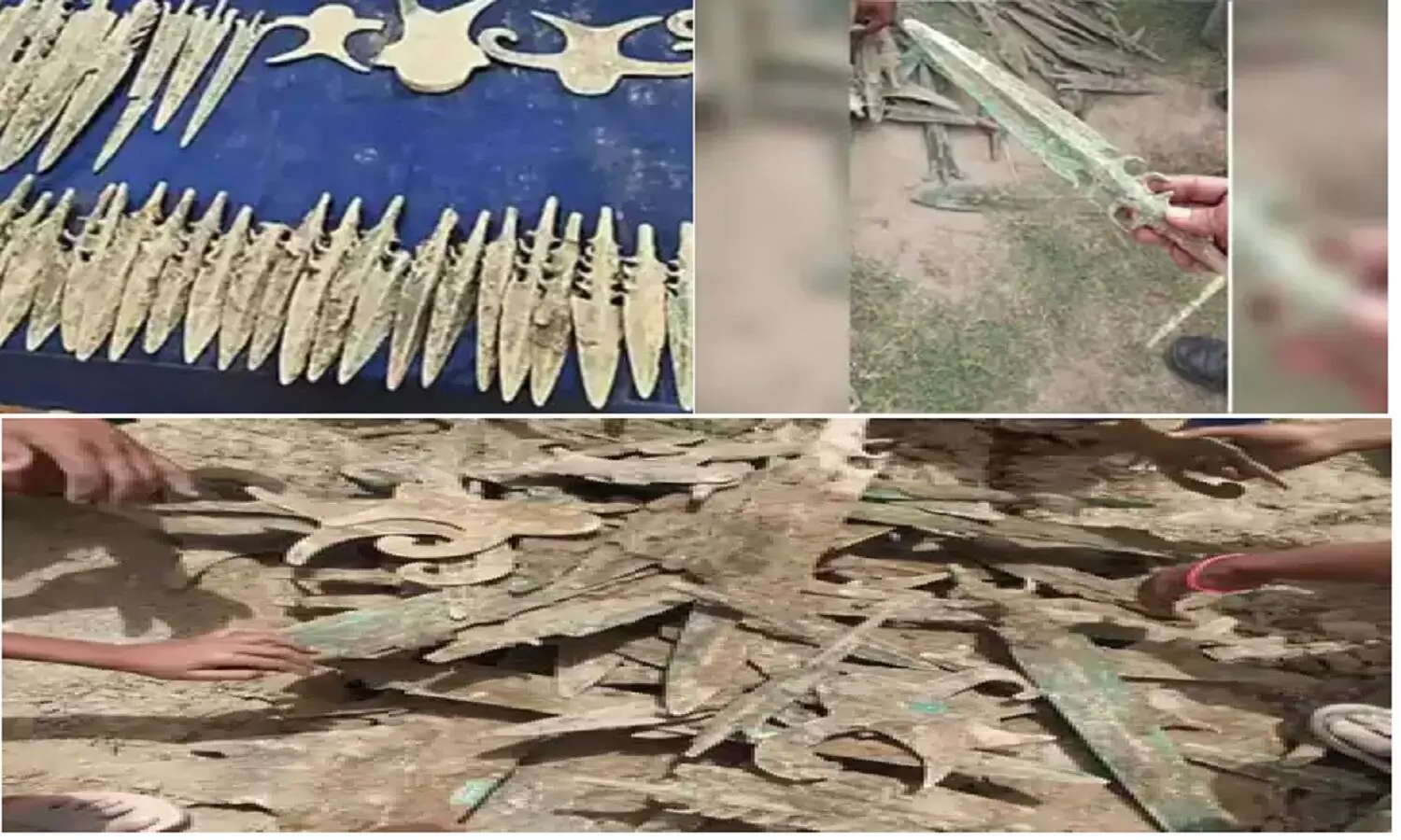उत्तर प्रदेश: मैनपुरी में मिले 4 हज़ार साल पुराने हथियार, तस्वीरों में देखें ताम्र पाषाण युग के वेपेंस उत्तर प्रदेश: मैनपुरी में मिले 4 हज़ार साल पुराने हथियार, तस्वीरों में देखें ताम्र पाषाण युग के वेपेंस