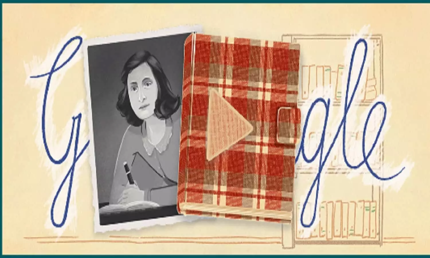 Anne Frank Google Doodle