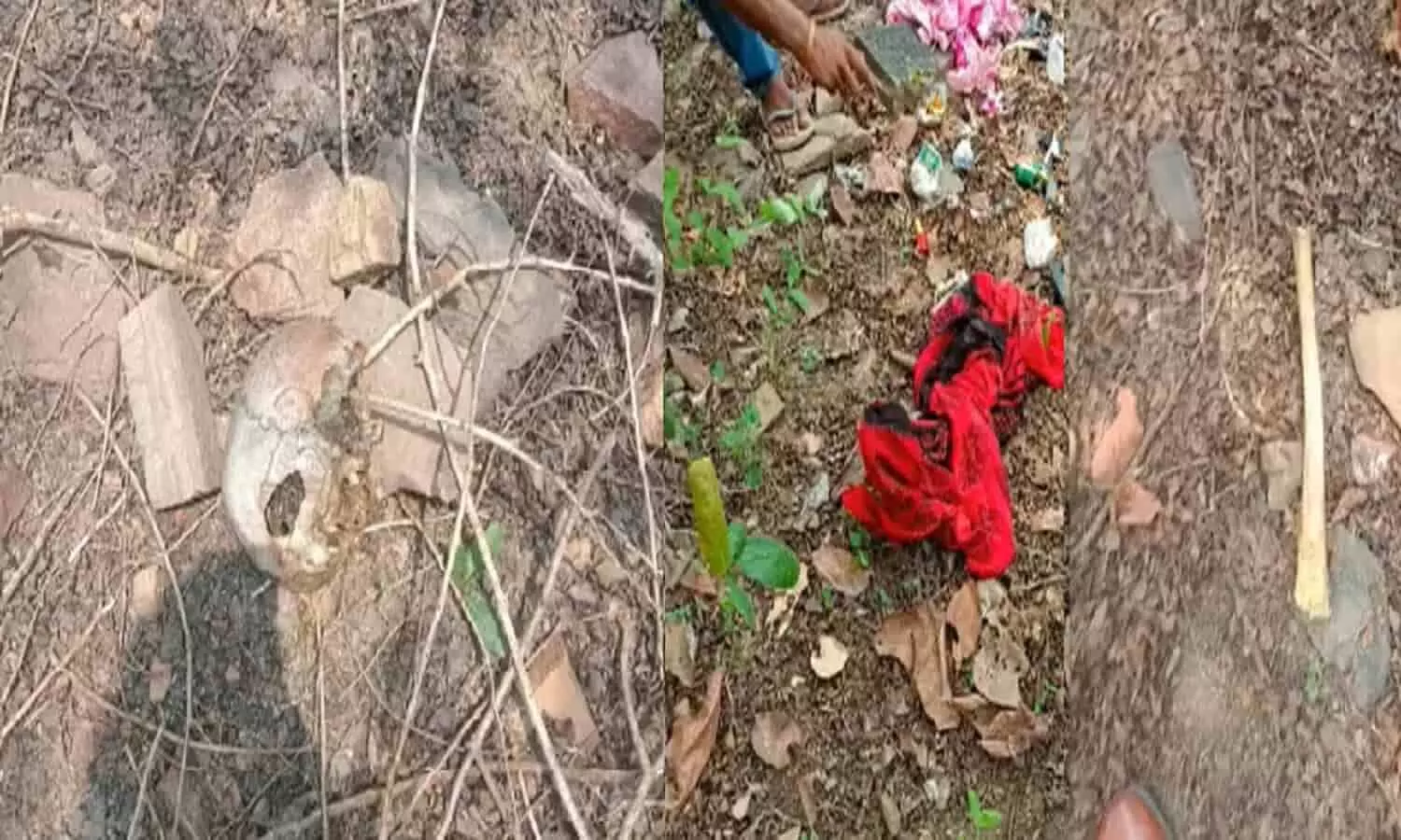 रीवा के सोहागी पहाड़ में मिला महिला का कंकाल, नेल पॉलिस के साथ मिली टुकड़ो में साड़ी