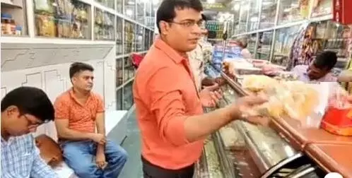 रीवा में स्वीट् दुकानों में फूड विभाग ने दी दबिश, मिली एक्सपायरी खाद्य सामग्री